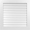 Ekena Millwork Vertical Surface Mount PVC Gable Vent: Functional, w/ 3-1/2"W x 1"P Standard Frame, 34"W x 34"H GVPVE34X3401SF - alternate 1